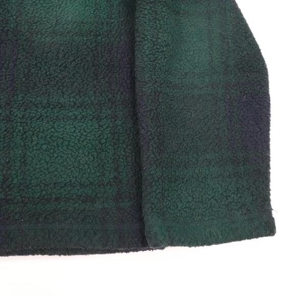 Vineyard Vines Pullover Mens Medium Blackwatch Plaid Sherpa Fleece Half Zip - Picture 8 of 16